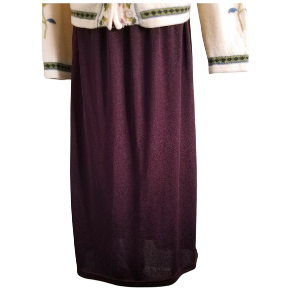 90s purple maxi skirt - Picture 3 of 7